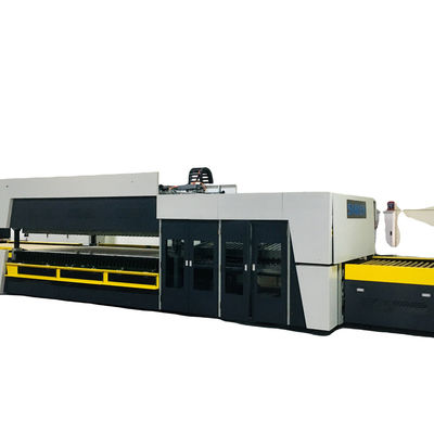 qualité  Energy Saving Architecture High Efficiency PLC Control Glass Tempering Machine China Glass Furnace usine