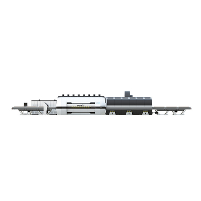 Architecture CE/ISO9001 JetConvection Flat Clear Building 4-19mm Low-E Window Architectural Glass Tempering Machine